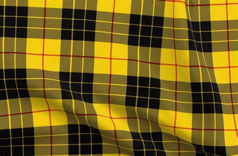 yellow black plaid fabric